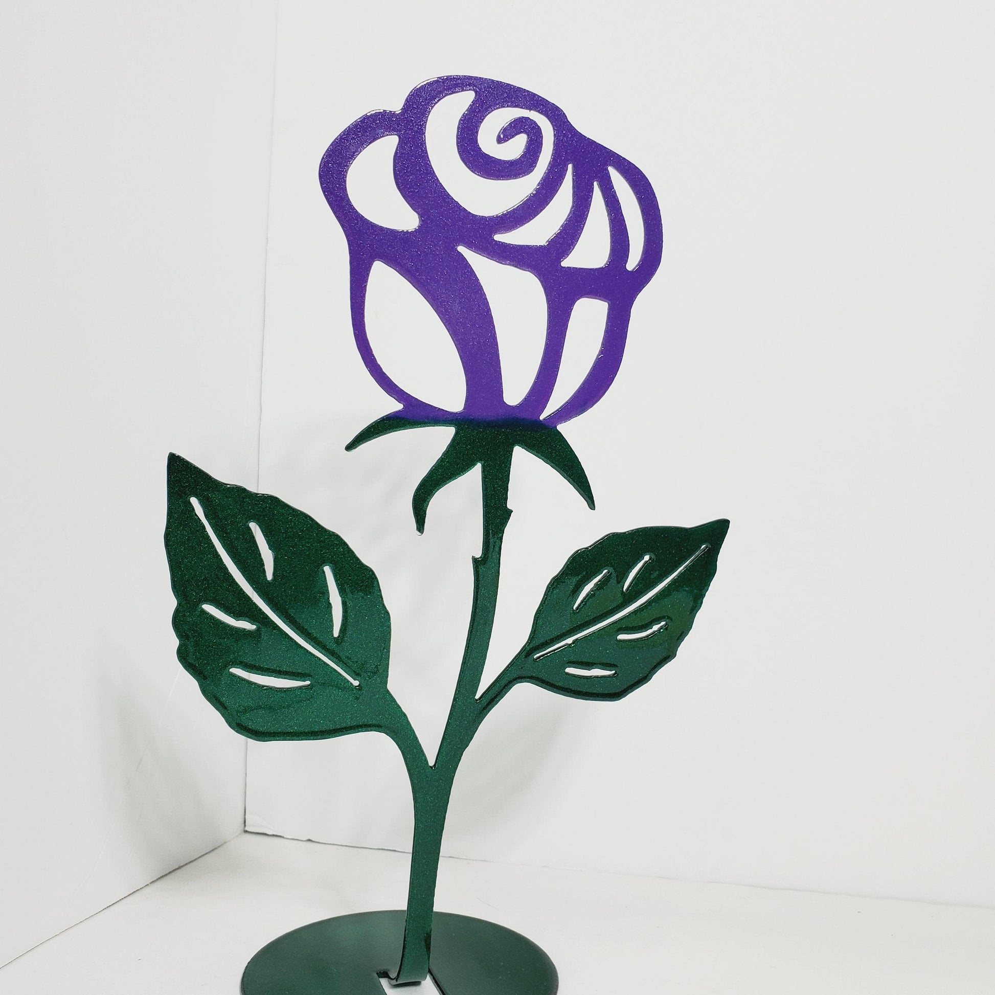 Colorful Metal Powder Coated Roses | Indoor Home Décor - Martin Metalwork LLC 