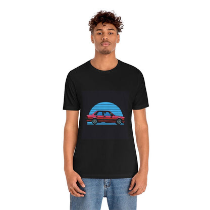 vintage style e30 4 door tshirt - Martin Metalwork LLC 