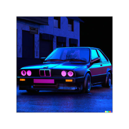 cyberpunk bmw e30 sticker - Martin Metalwork LLC 