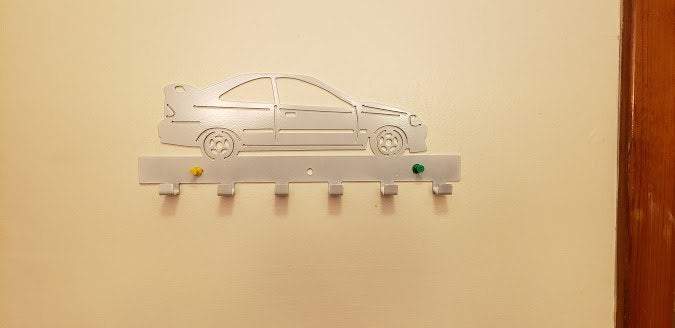 Honda civic ej8 wall hanging key holder - Martin Metalworks