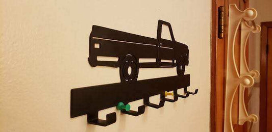 chevy cst 10 key holder leash rack plasma cut steel - Martin Metalworks