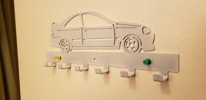 Honda civic ej8 wall hanging key holder - Martin Metalworks