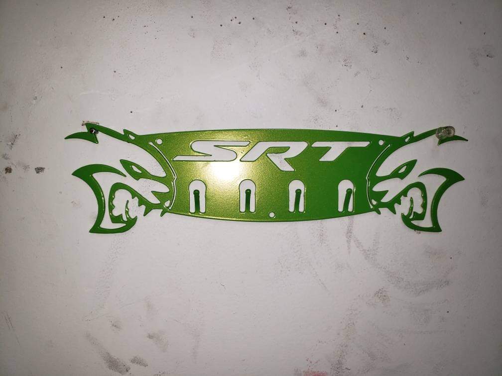 Dodge srt 30" hellcat charger challenger hat coat  holder rack - Martin Metalworks