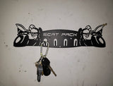 Dodge srt scatpack charger challenger key keychain ring holder rack - Martin Metalworks