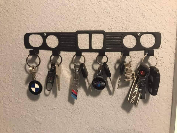 BMW Beemer Bimmer E28 M5 Grill Key Keychain Ring Holder Rack