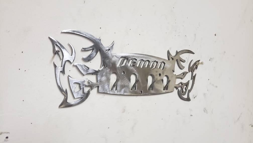 Dodge Demon srt hellcat charger challenger key keychain ring holder rack - Martin Metalworks