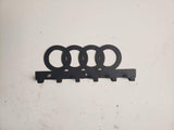 Audi logo key keychain ring holder rack - Martin Metalworks