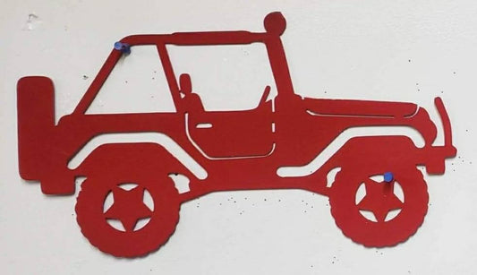 jeep wrangler wall art hanger - Martin Metalworks