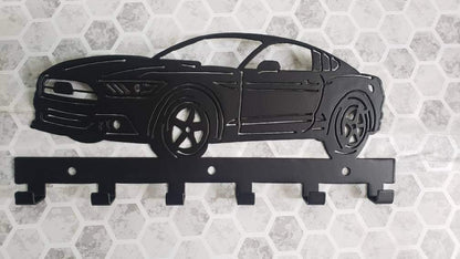 Ford mustang gift 2015 gt shelby 5.0 coyote boss 302 key keychain ring holder rack - Martin Metalworks