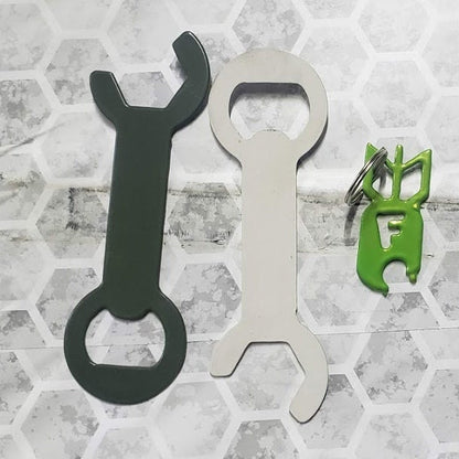 Wrench Bottle Opener – Handmade Steel Bar Tool – Industrial Kitchen & Shop Gift