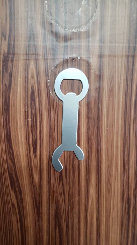 Wrench Bottle Opener – Handmade Steel Bar Tool – Industrial Kitchen & Shop Gift